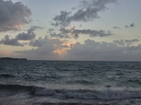 DSC 0748  Looks like we made it!  Finally found the sunrise on the ocean our last day there...  It&#39;s that bright spot on the horizon.